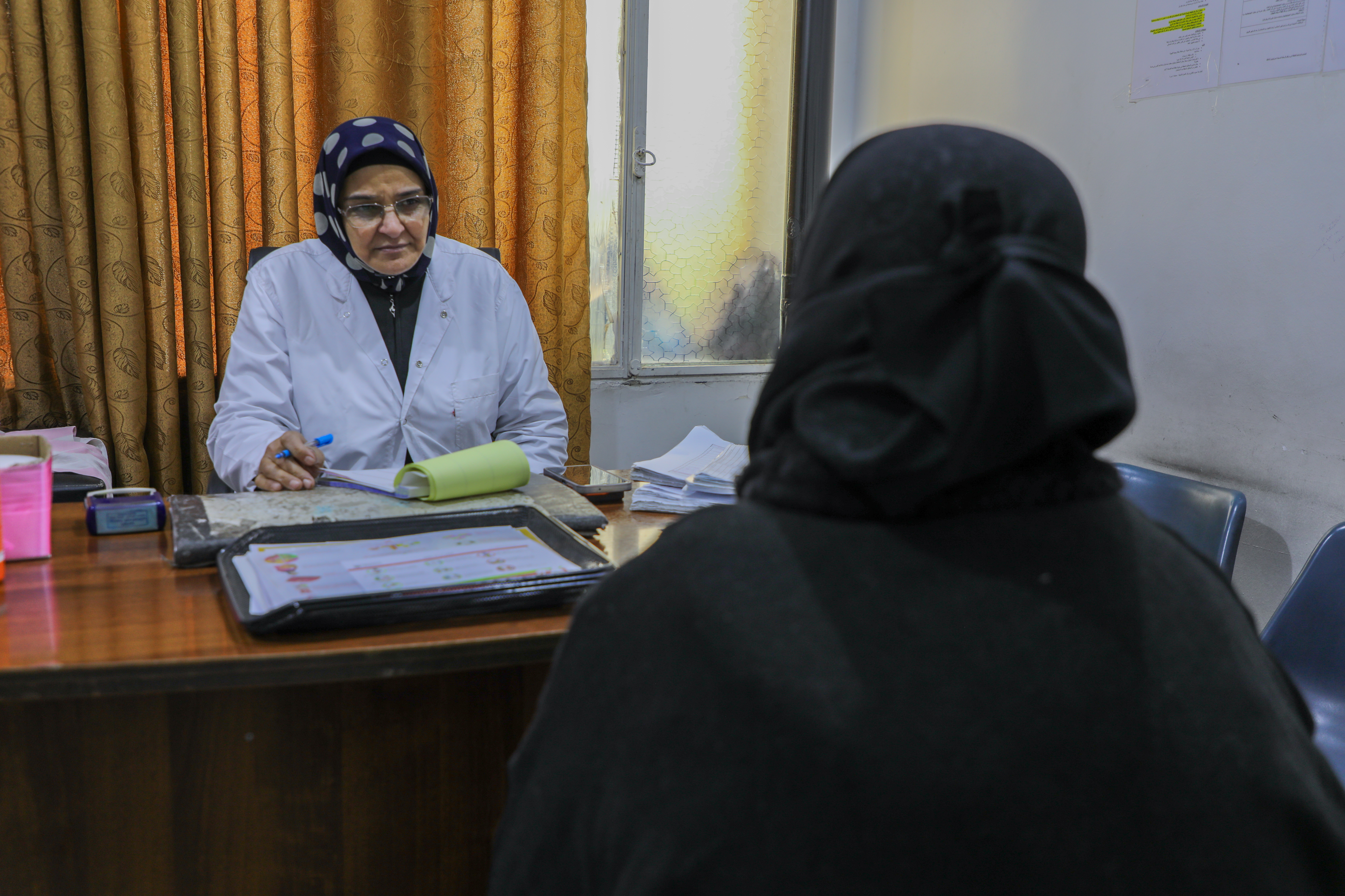 Daily operations at the Darat Izza Primary Healthcare Centre
