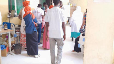 Scenes from within South Hospital, El Fasher, North Darfur, where multiple people have been wounded in the fighting