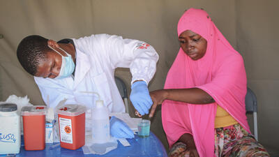 Blood donation in Nampula, Mozambique