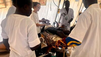 First patient admitted as the influx of refugees from Sudan increased after intensified fighting in El Geneina
