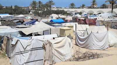 Khan Younis, Gaza: Displaced people struggling without sanitation services