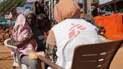 Malnutrition in Zamzam camp, North Darfur