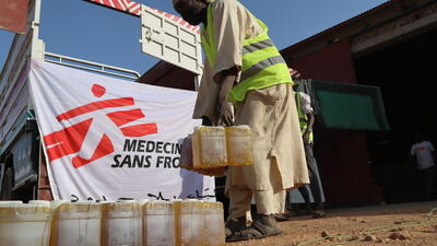 Food distribution in South Darfur