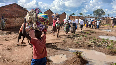 MSF supporting Congolese refugees in the Musenyi site