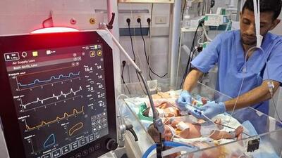 Premature newborns north Gaza
