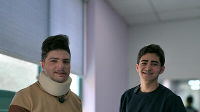 Hossam and Iyad at the RSP
