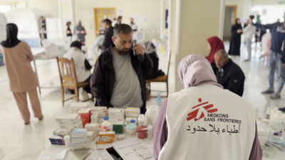 MSF staff in Lebanon