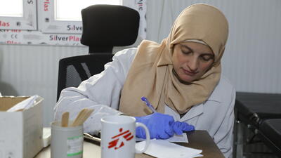 MSF staff in Syria