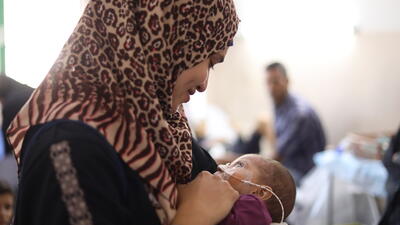 New Born and Mother Gaza