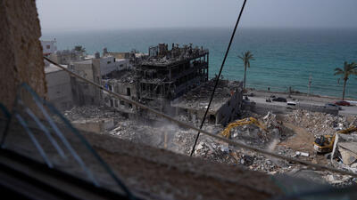Houses destroyed in lebanon