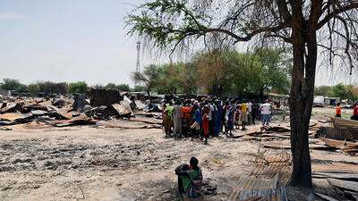 South Sudan village