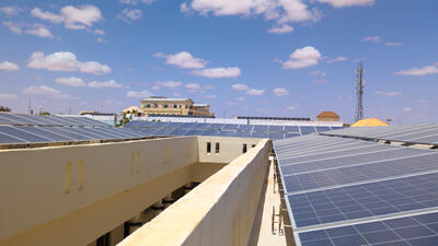 msf hospital powered by solar energy