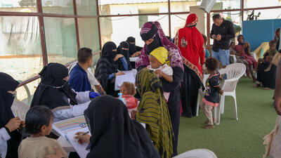 measles vaccine campaign msf yemen