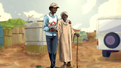 Illustration by Sudanese cartoonists from the Khartoon Magazine network.