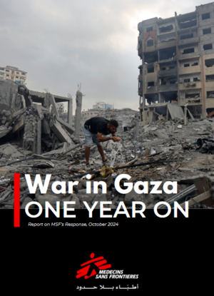 on year of Gaza war report
