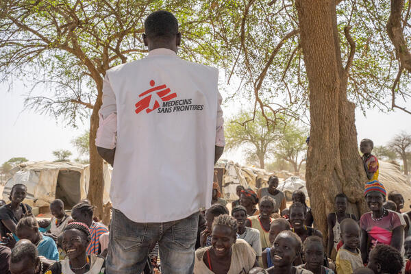 Health promotion and mental health awarness session in the Gomgoi displaced camp, Twic County