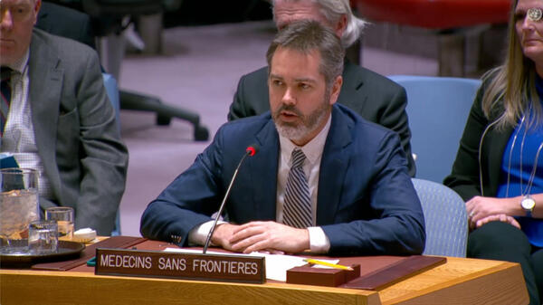 MSF speech in UN