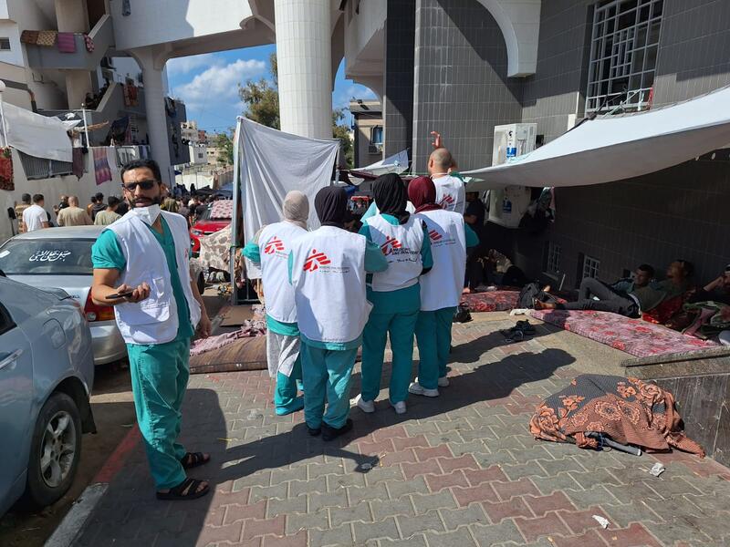  MSF Staff At al Shifa Hospital