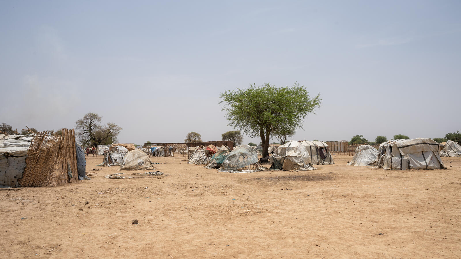  General view of Majak Aher IDP camp, Twic County