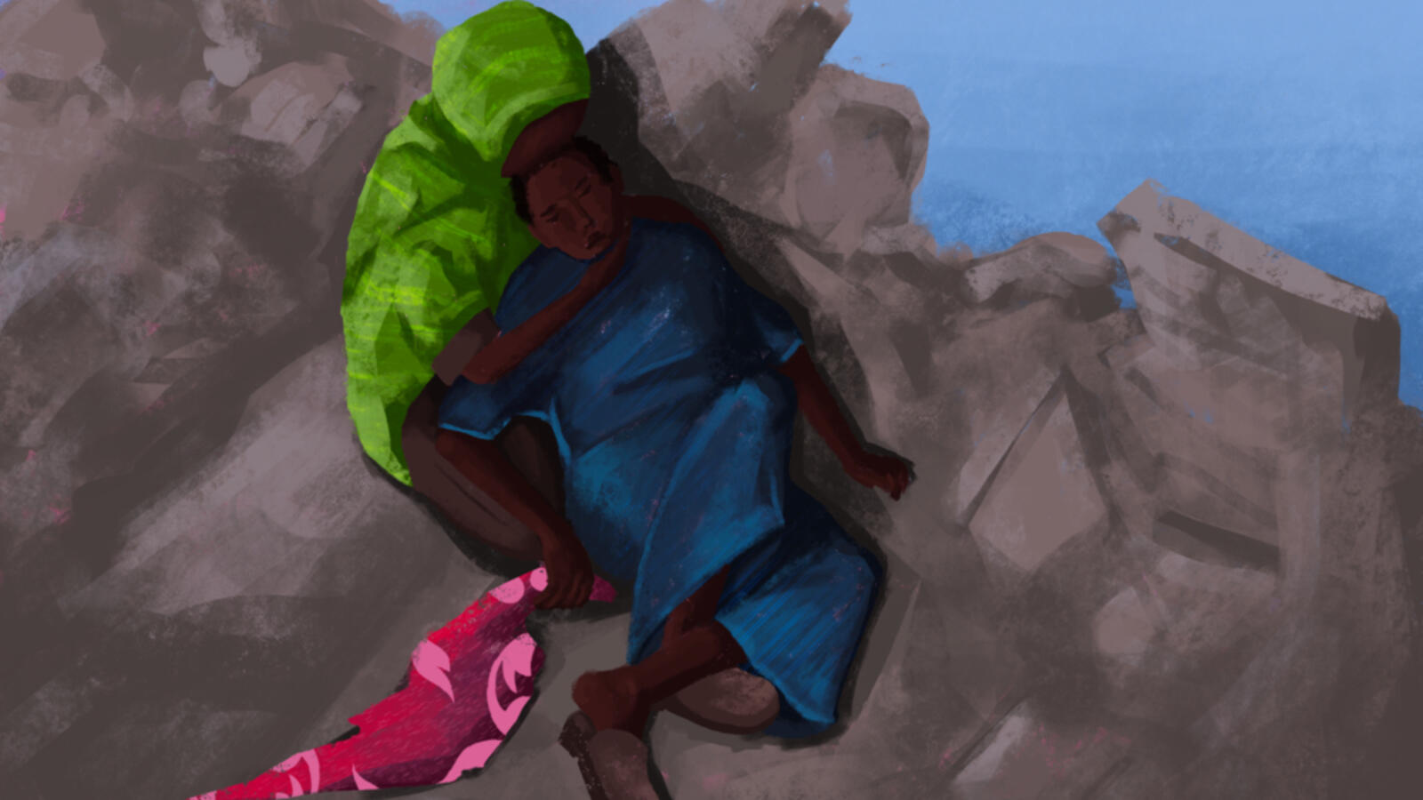 Illustrations Accompanying Testimonies of Mass Violence and Sexual Violence