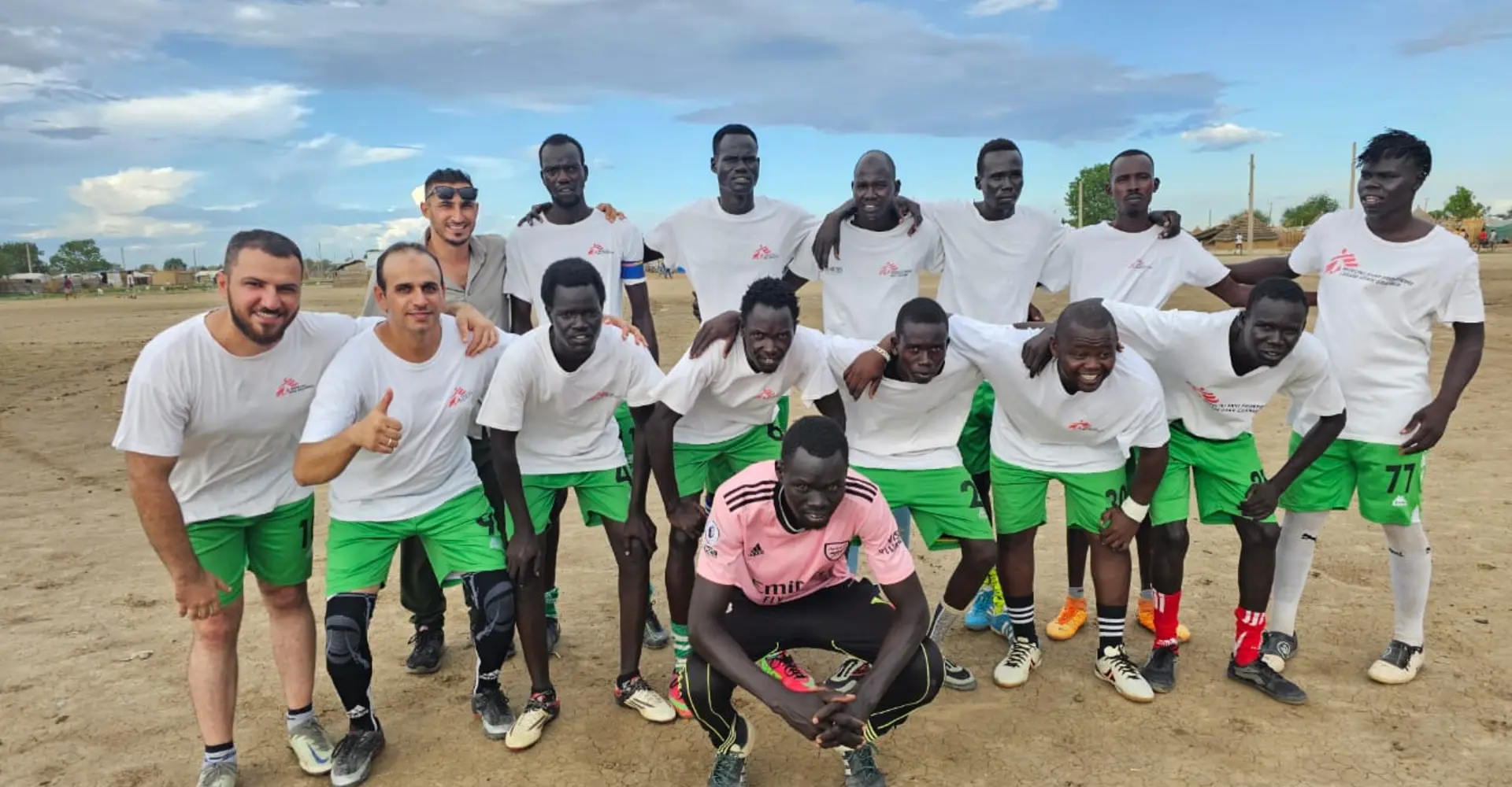 South Sudan the football field