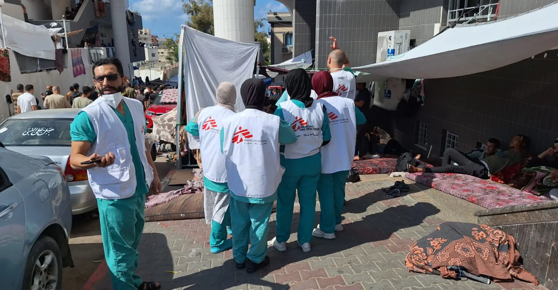  MSF Staff At al Shifa Hospital