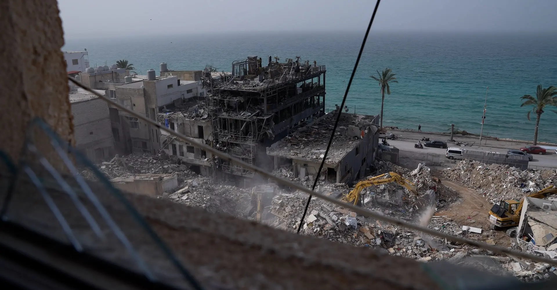 Houses destroyed in lebanon