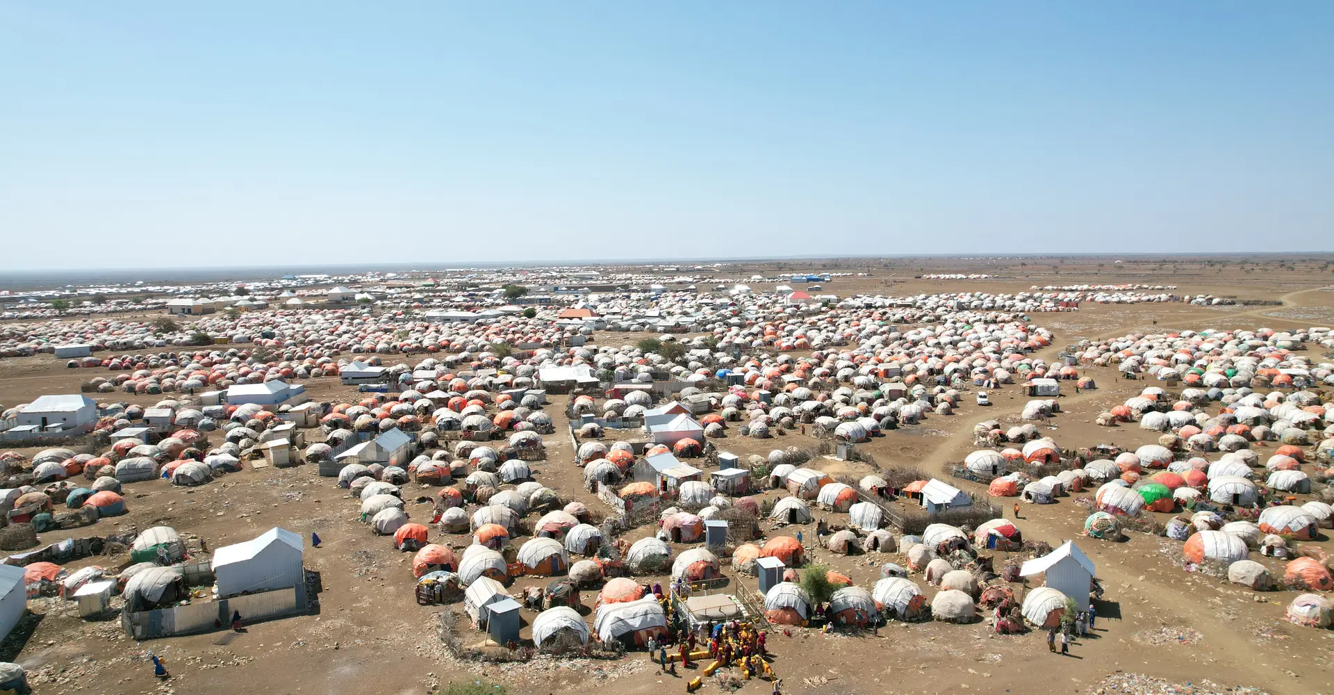 Somalia refugees camp 