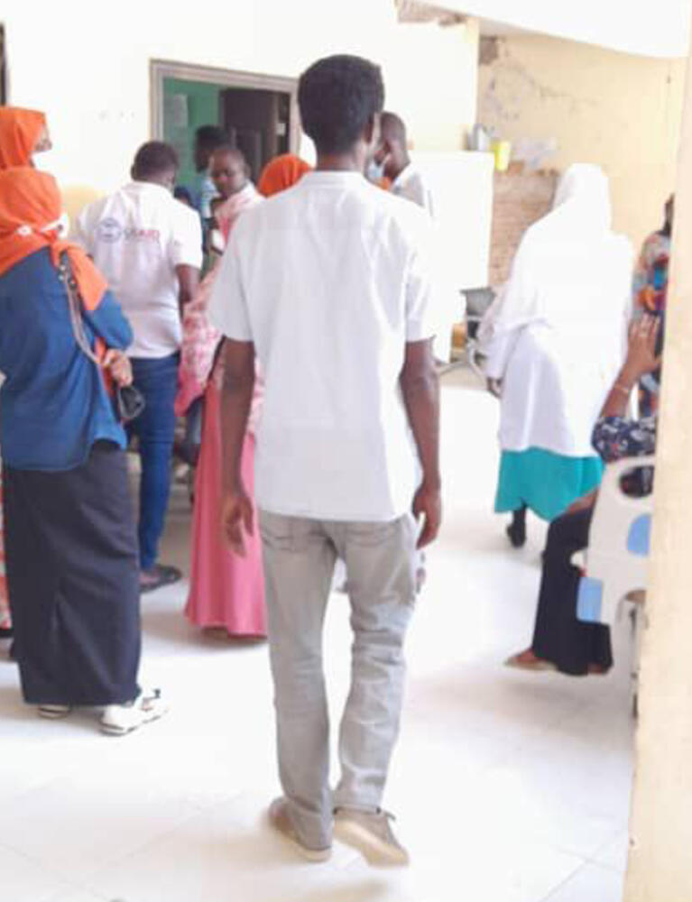 Scenes from within South Hospital, El Fasher, North Darfur, where multiple people have been wounded in the fighting