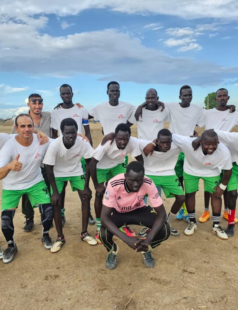 South Sudan the football field