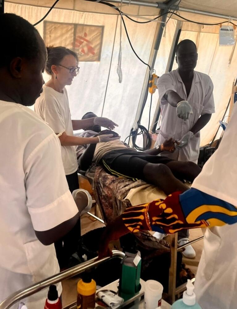  First patient admitted as the influx of refugees from Sudan increased after intensified fighting in El Geneina